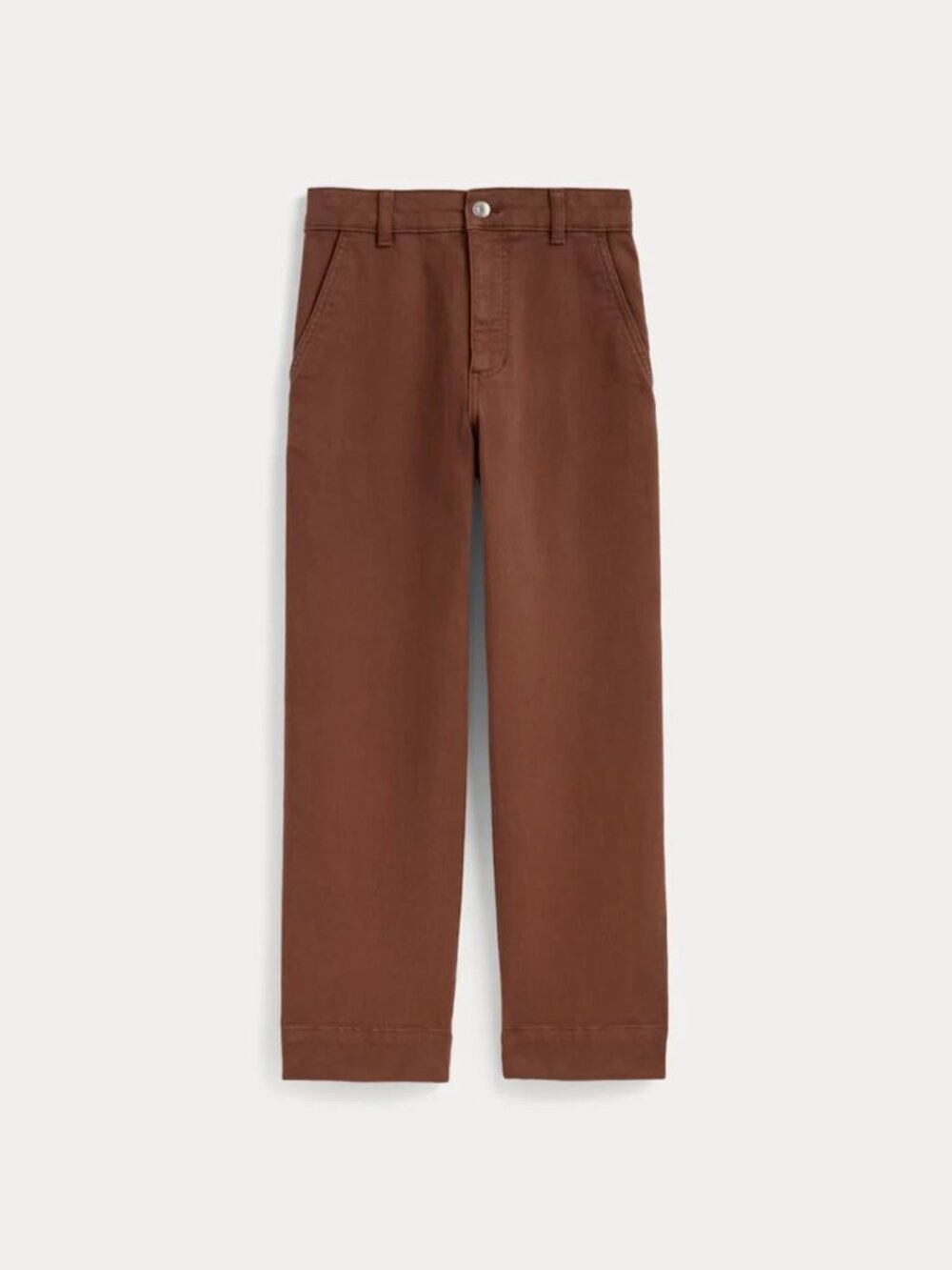 Everlane Burgundy Straight Leg Utility Pants - Size 2